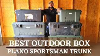 BEST STORAGE CONTAINER FOR OUTDOOR GEAR || PLANO SPORTSMAN TRUNK || HUNTING, FISHING, CAMPING....