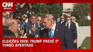 Vídeo: Eleições: Trump celebra vitória de Flávio Bolsonaro, mas prevê 2° turno apertado | CNN NOVO DIA