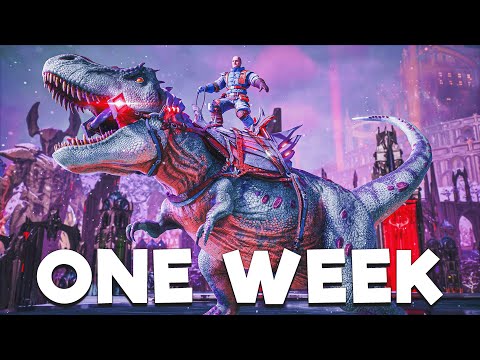 168 Hours Surviving On Ark Ascendeds Most Populated Cluster.....