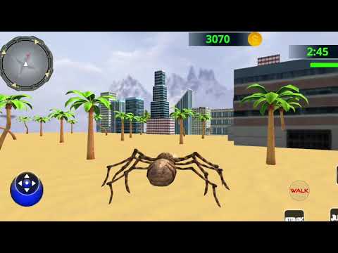 Best Animal Simulator Games - Giant Spider Simulator - Spider Games 2021 Android Gameplay