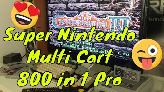 Super Nintendo Multi Cart 800 in 1 Pro Region Free Multi Cart China or Everdrive ??
