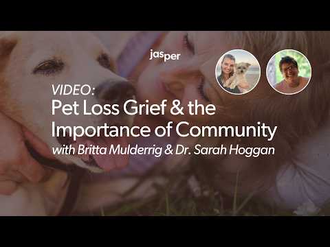 Pet Loss Grief & The Importance of Community with Dr. Sarah Hoggan