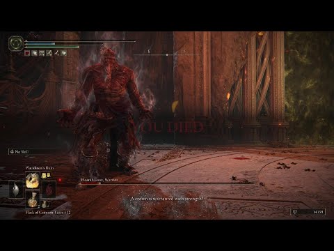 ELDEN RING Hoarah Loux, Warrior Died