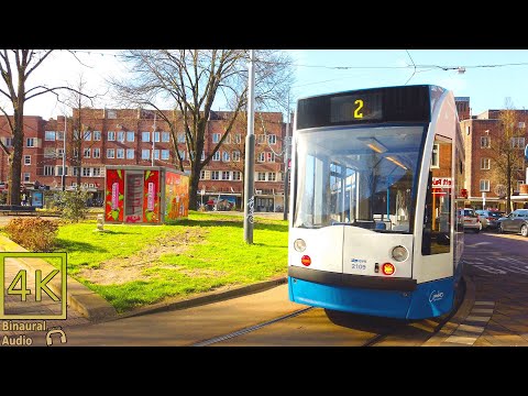 Amsterdam Tram 2 | Central Station, van Gogh Museum, The Vondelpark, Canals, Rijksmuseum
