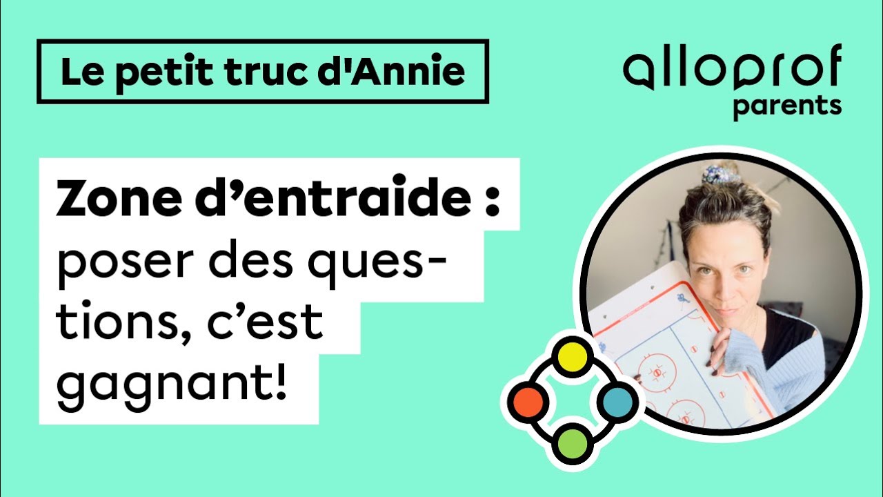 Quelle ressource scolaire est là 24 h/24? La Zone d’entraide d’Alloprof!