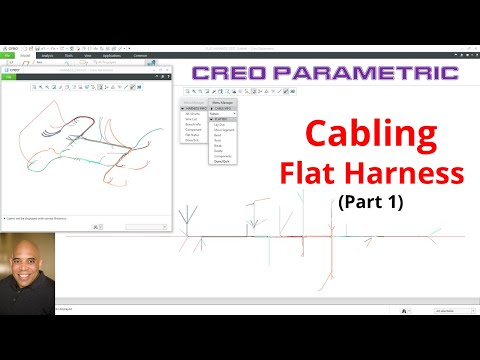 Creo Parametric - Cabling Flat Harness (Part 1)