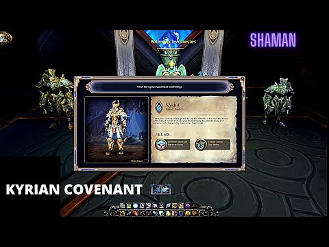 World of Warcraft Shadowlands Shaman Kyrian covenant abilities