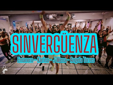 Sinvergüenza - Emanero, Karina, J Mena, Angela Torres / Coreografía Zumba Buena Vibra