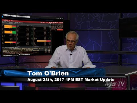 August 28th 4PM Stock Market Update by Tom O'Brien on TFNN