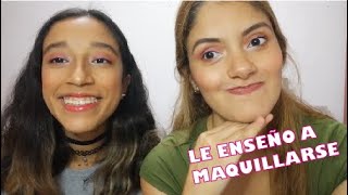 LE ENSEÑO A MI SOBRINA COMO MAQUILLARSE | Aleja Virgen (TUTORIAL)