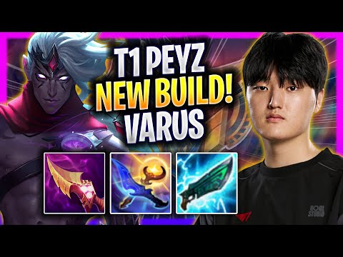 T1 PEYZ TRIES NEW VARUS BUILD! - T1 Peyz Plays Varus ADC vs Aphelios! | Season 2026