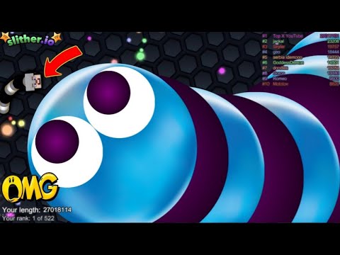 Slither.io A.I Steve Minecraft Skin Vs Giant Snake - New Epic Skin Release | Slitherio Best Gameplay