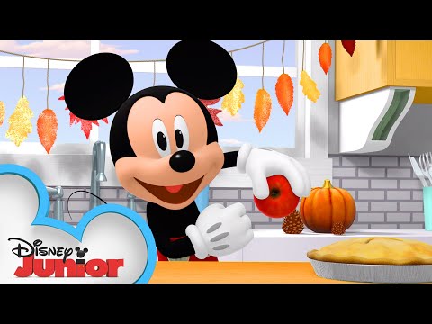 ハッピーヘルパーとの感謝祭？  | ミッキーマウスのミックスアップアドベンチャー｜ディズニージュニア (Thanksgiving with the Happy Helpers ?  | Mickey Mouse Mixed-Up Adventures | Disney Junior)