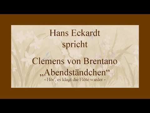 Clemens Brentano „Abendständchen“