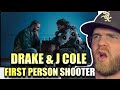 Drake ft. J Cole- First Person Shooter | J Cole is a PROBLEM (Reaction)