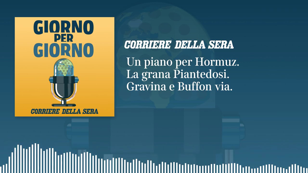 Volonterosi per Hormuz. La grana Piantedosi. Gravina e Buffon via | GIORNO PER GIORNO 03/04/2026