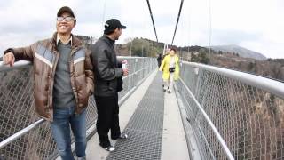 preview picture of video 'kuju bridge (九重夢大吊橋 ) timelapse'