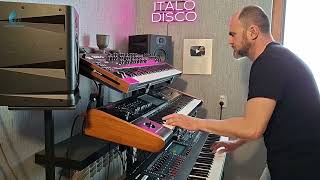 French Affair - My Heart Goes Boom 🔥 Eurodance Version | Live Synth Performance 