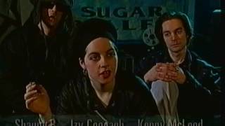Sugar Bullet on TV show ‘N.B.’ [feat. graffiti artwork by DERM] 1990s Scottish Hip-Hop