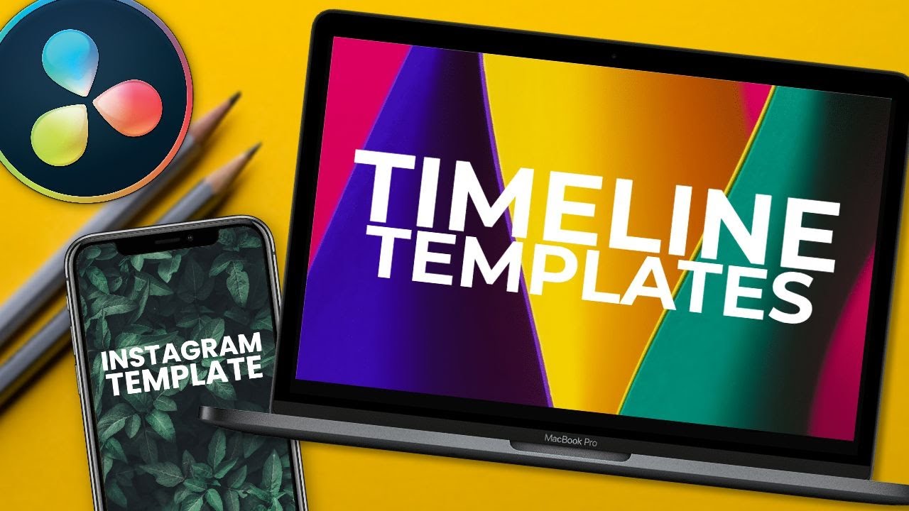 I use this EVERY project - Timeline Templates in Davinci Resolve 17