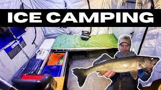 Ice Camping in a Flip Over | Otter X-Over Lodge