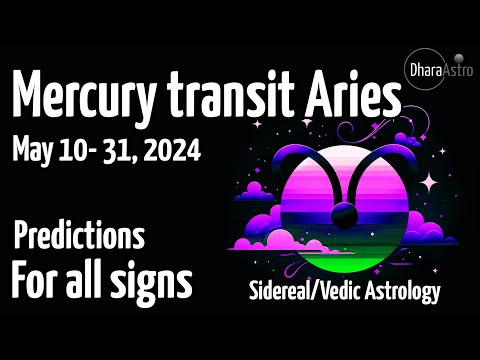 , title : 'Mercury transit in Aries 2024 | May 10 - 31 | Vedic Astrology Predictions #astrology #aries #mercury'
