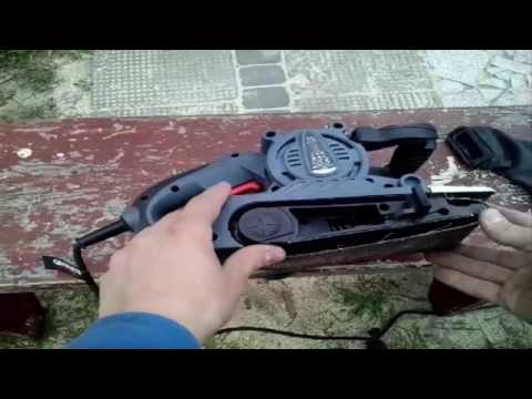 Juostinis šlifuoklis Graphite 800W 59G394 video