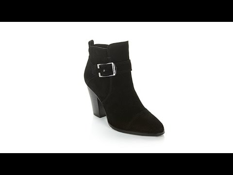 Donald J. Pliner "Santos" Ankle Boot with Strap Detail
