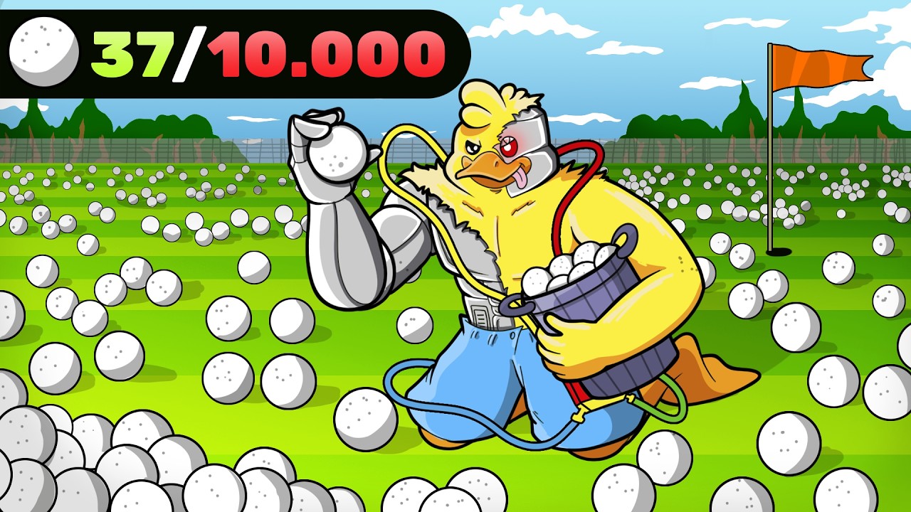 ME CONTRATARON para JUNTAR MILES de PELOTAS de GOLF