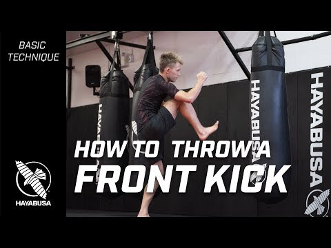 How To Throw A Front Kick | Striking Basics Series | Kickboxing