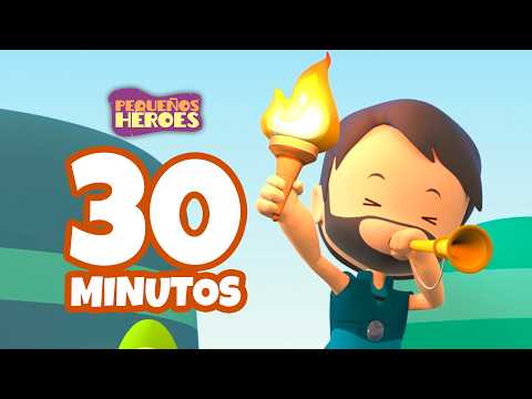 30 MINUTOS DE PEQUEÑOS HÉROES | CANCIONES INFANTILES CRISTIANAS CON HISTORIAS