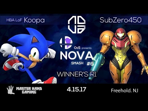 Nova Smash #6 - HBA LoF Koopa vs. SubZero450 - Winner's R1