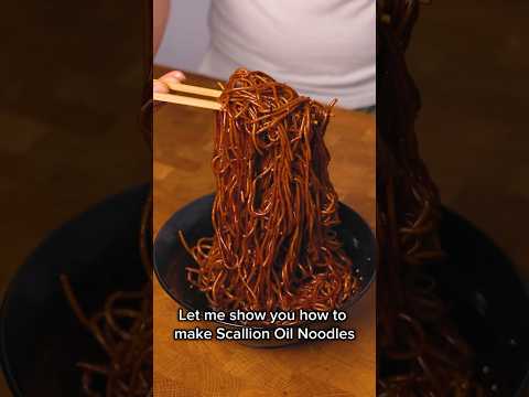 Scallion Oil Noodles in 5 minutes