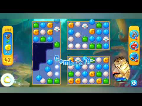 Fishdom 2022, no Boosters,   9858   level  -  прохождение без бустеров,   9858  уровень.