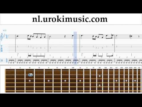 Gitaar Leren Spelen Schubert - Ave Maria Tablatura Deel#2 um-b799