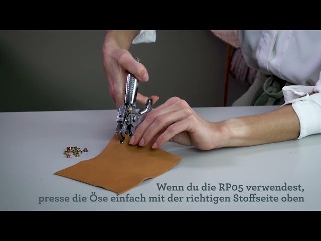 Video Teaser für SO BENUTZT DU ÖSEN & ÖSEN MIT RING | Eine Schritt-für-Schritt-Anleitung