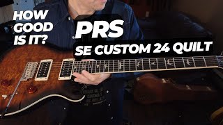 Video thumbnail for PRS SE Custom 24 Quilt Review by Clint Curtis
