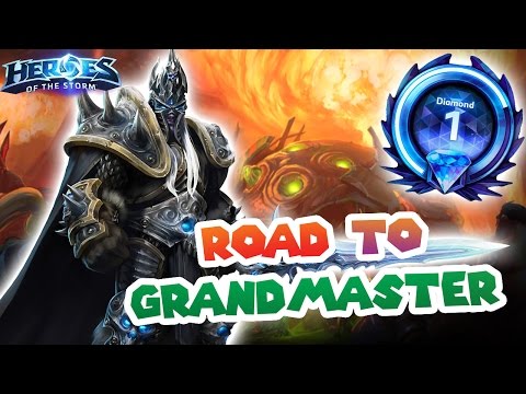 Arthas counters melee assassins // Heroes of the Storm // Road to Grandmaster S2 - Diamond 1