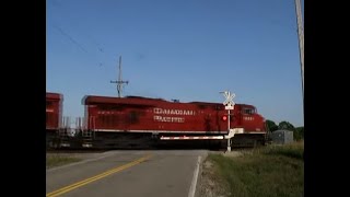 preview picture of video 'CP Rail Freight Train (Adams Rd.)'