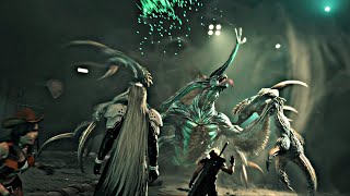 Final Fantasy 7 Rebirth PS5 - Sephiroth Gameplay Vs Materia Guardian Boss Fight (2024) 4K 60FPS