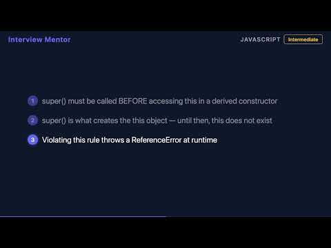 Javascript Super Keyword Explained Class Inheritance