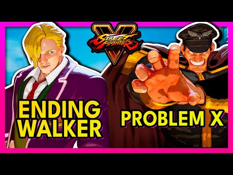 SFV 🥊 Ending Walker (ED) vs Problem X (M.BISON) 🥊 スト5  🥊 SF5 🥊 Street Fighter 5