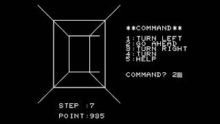 National JR-100 Game: Maze (1981) [Panasonic JR-100]