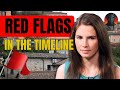 AMANDA KNOX "I found my roommate and called the police" Five Red Flags Fluttering in the Timeline