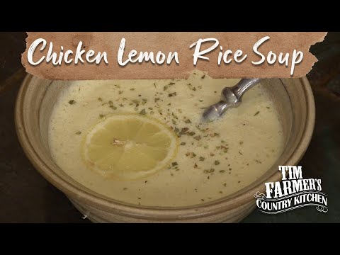Traditional Greek Chicken Lemon Rice Soup Recipe