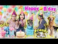 My Dog's 5th Grand Birthday Party Celebration!! with her friends😂कुत्तों की शानदार ब