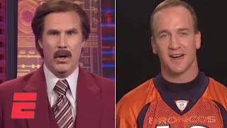 Ron Burgundy Interviews Peyton Manning | SportsCenter | ESPN Archives