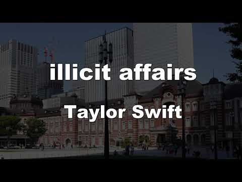 Karaoke♬ illicit affairs - Taylor Swift 【No Guide Melody】 Instrumental