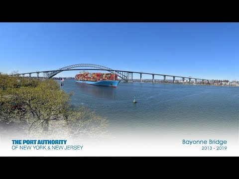 Bayonne Bridge Construction Time-Lapse