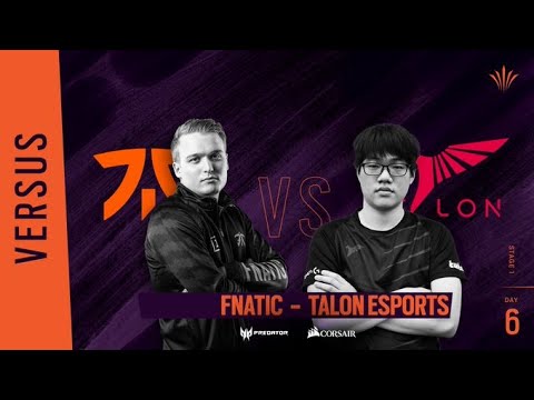Fnatic vs Talon Esports // Rainbow Six APAC North Division - Playday #6